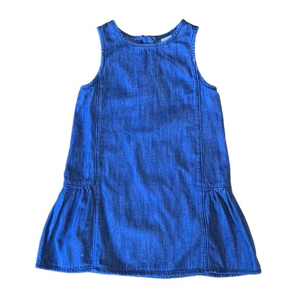 GAP Other - BABY GAP Girls Chambray Dress 3 3T Denim Toddler Girl Drop Waist Comfy Jean